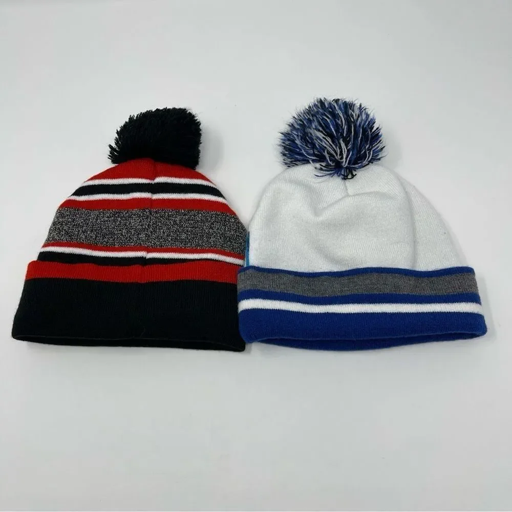 Lot of 2‎ Kids Super Mario & Star Wars Winter Beanie Knit Hats | Gamer